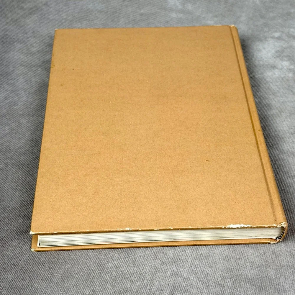 Southern Living Our Best Recipes Cookbook 1970's Vintage Hardcover Tan Retro